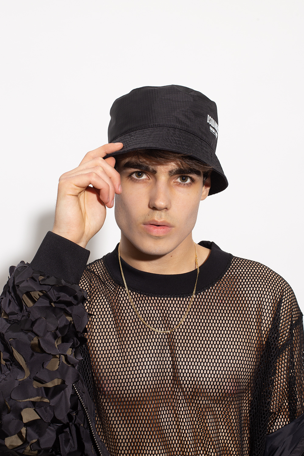 Black Bucket hat with logo Dsquared2 - Vitkac Canada